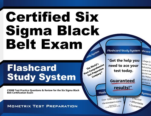 Certified Six Sigma Black Belt Exam Flashcard Study System: CSSBB Test Practice Questions & Review for the Six Sigma Black Belt Certification Exam (Cards)